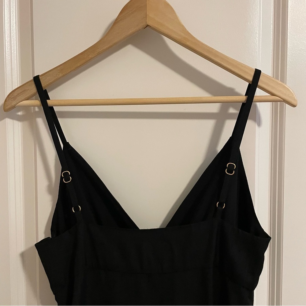 SANDRO Gisele Ruffle Mini Dress Black Size 6 European 38 - Picture 9 of 13